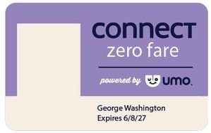 Connect Zero Fare Card